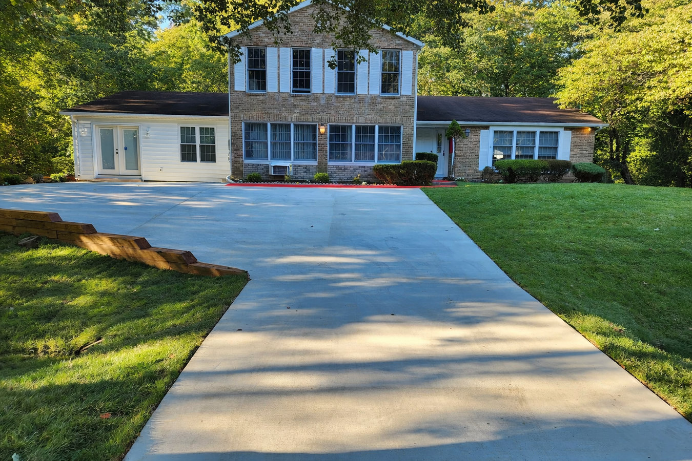 Concrete driveway building services in Sheboygan
